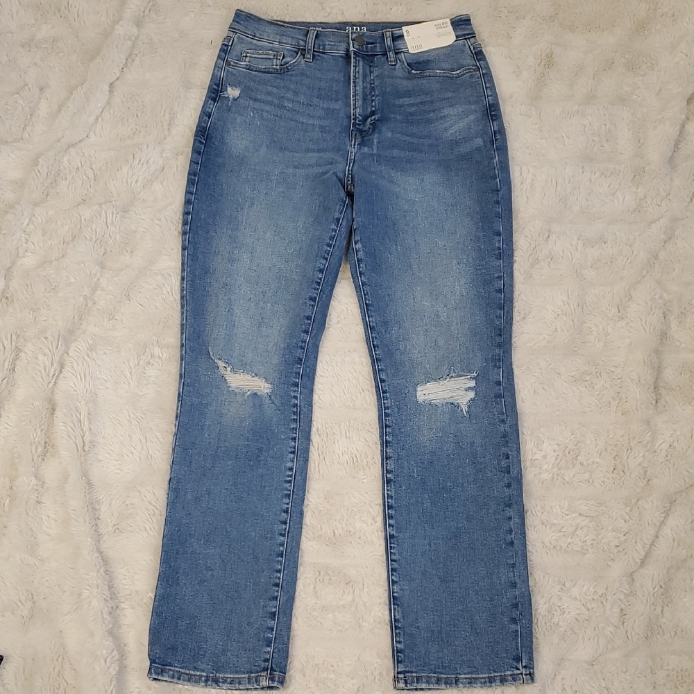 a.n.a. High Rise Straight 8 NWT